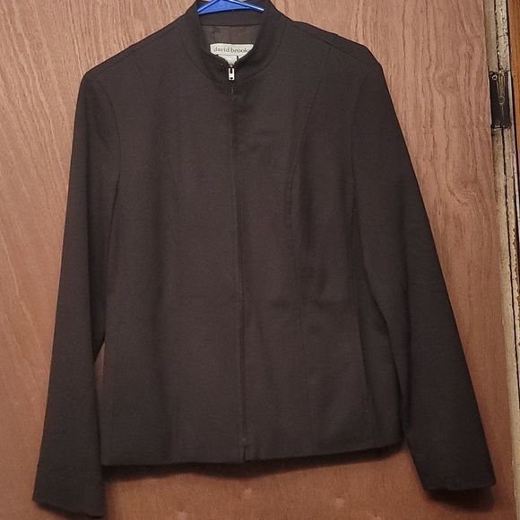 David Brooks Chocolate Jacket. Size Medium. - Picture 1 of 5